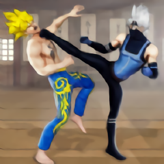 空手道动漫格斗游戏(karate king)
